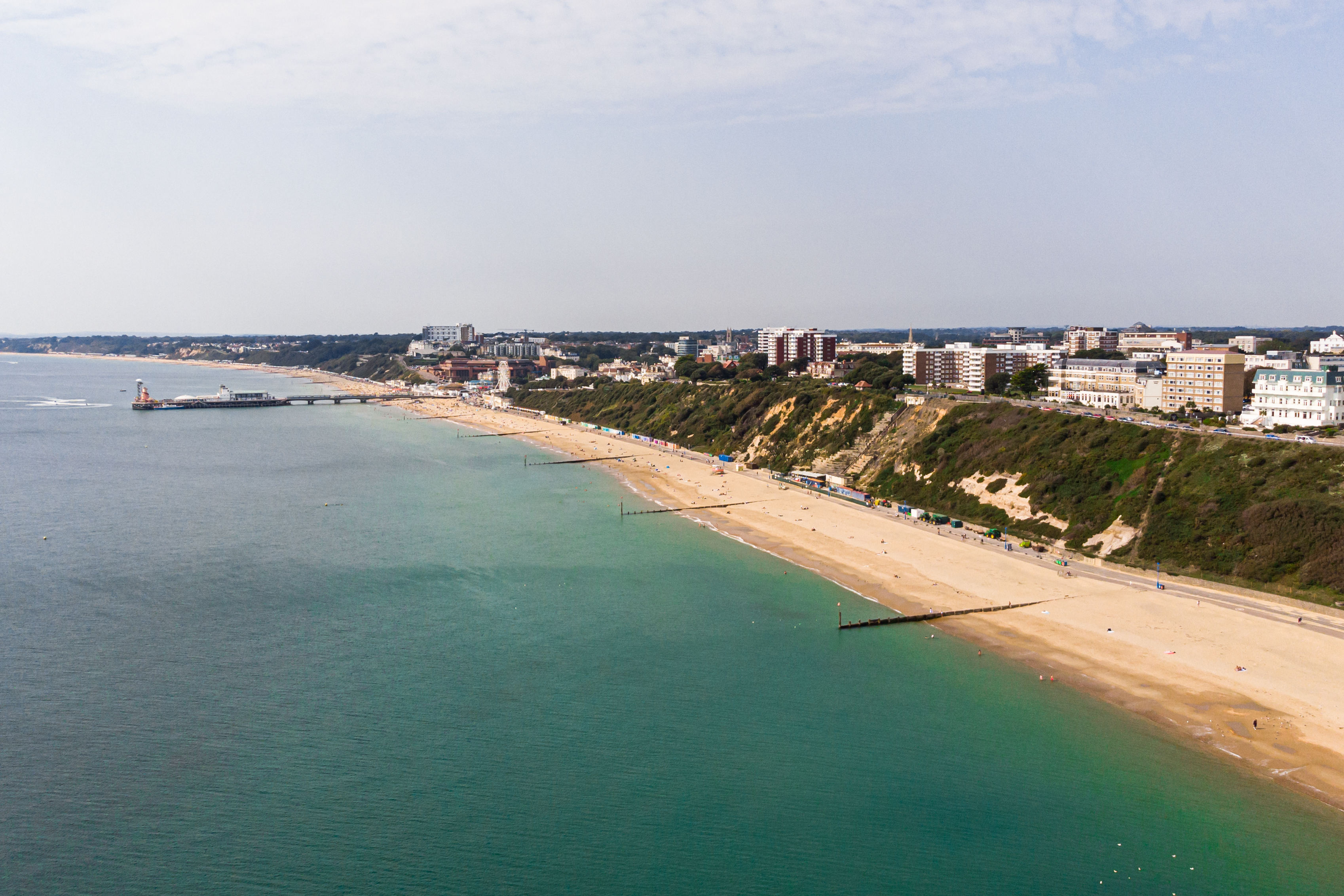 Film Office-Bournemouth East Beach Aerial