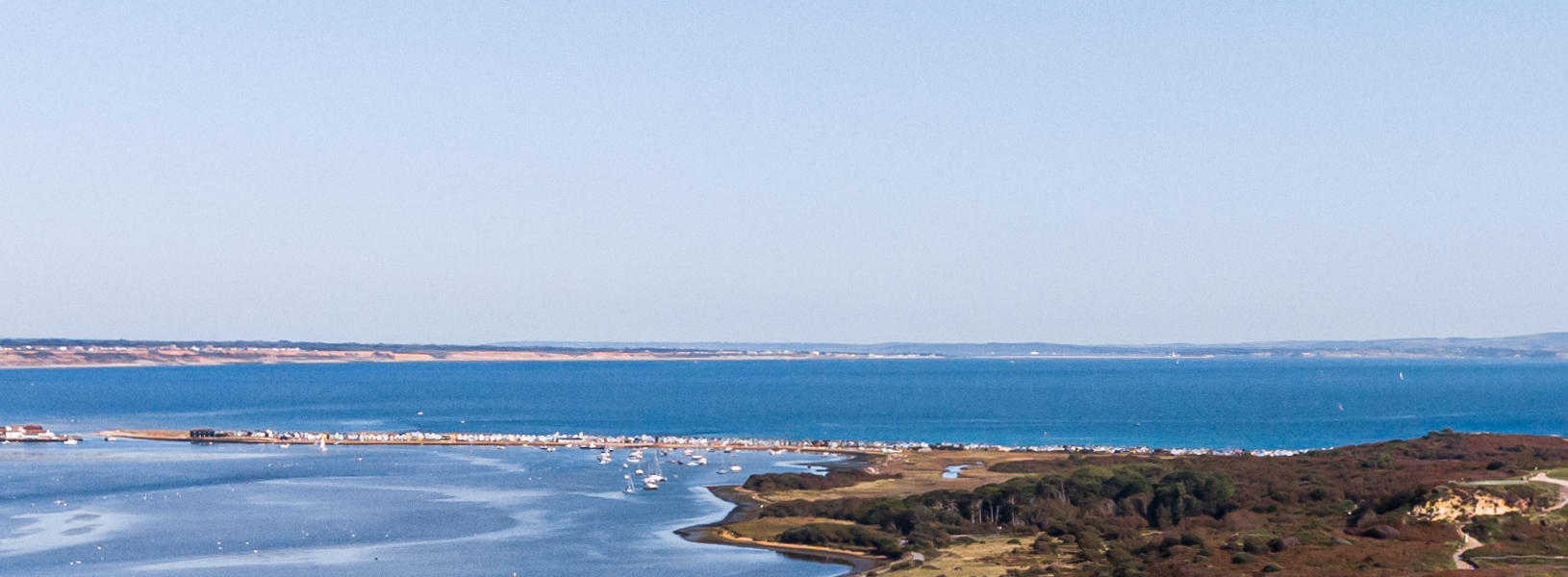Film Office-Hengistbury Head Beach aerial 1