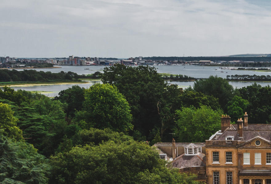 Film Office-Upton Country Park aerial - Copyright BCP Tourism