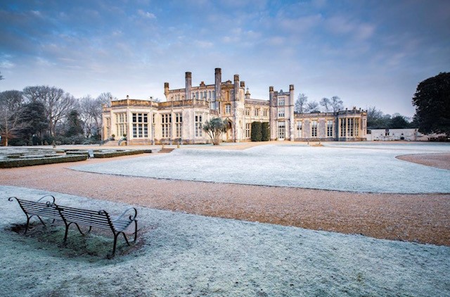 Highcliffe Castle Frosty in January 2020
